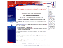 Tablet Screenshot of pagehosting.co.uk